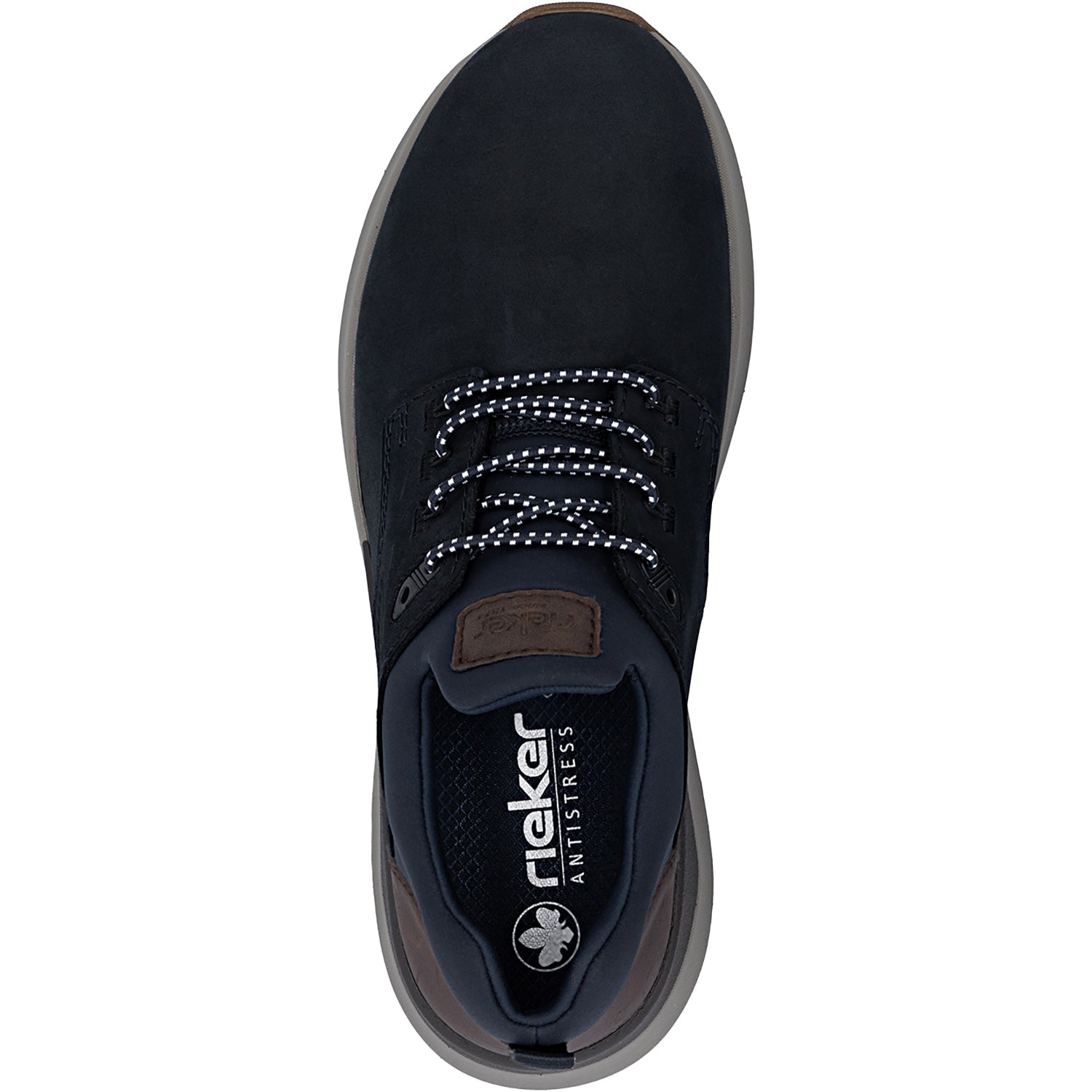 Rieker 06050-14 Thorben Men's Lace Up Shoes Pazifik/Schoko/Navy Leather