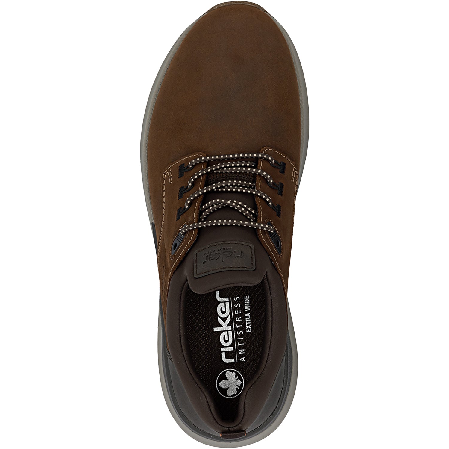 Rieker 06050-22 Thorben Men's Lace Up Shoes Noce/Moro/Braun Leather