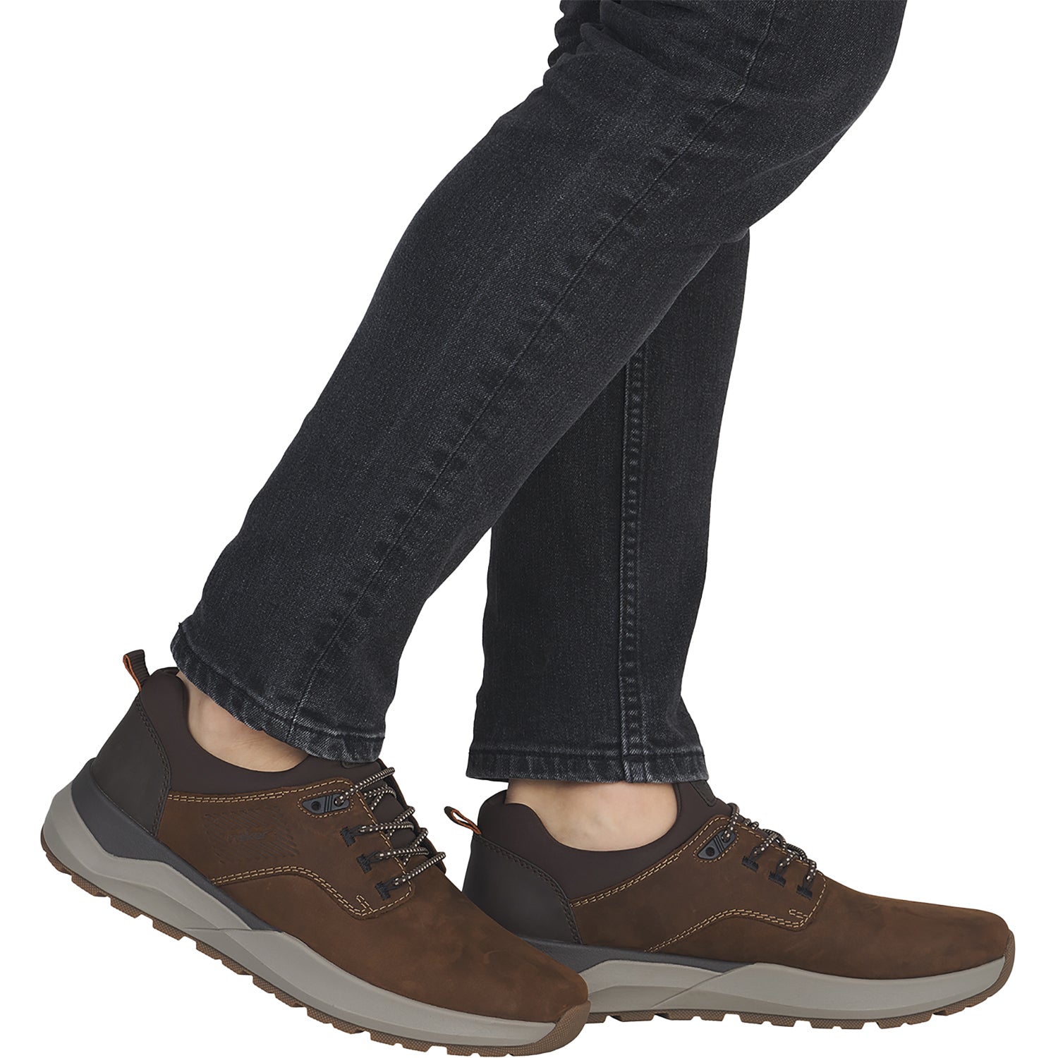 Rieker 06050-22 Thorben Men's Lace Up Shoes Noce/Moro/Braun Leather