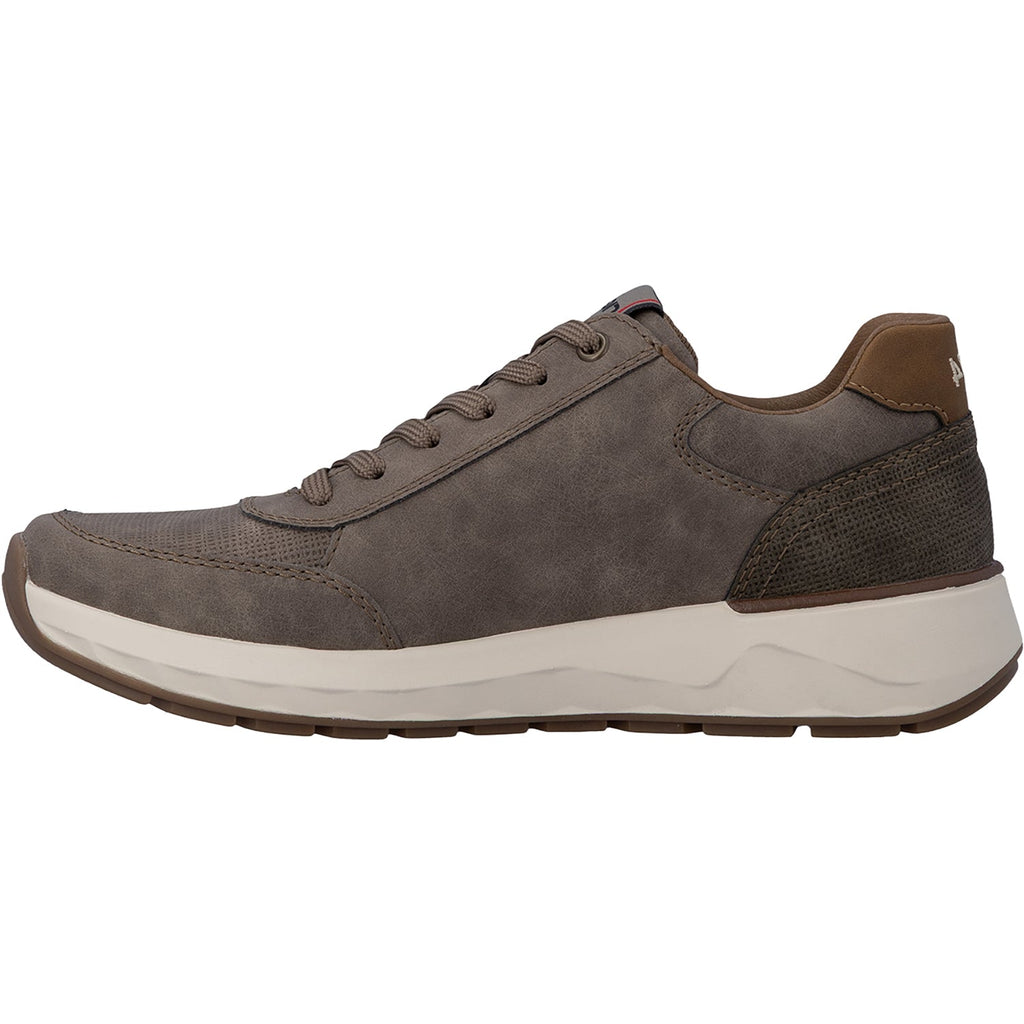 Rieker 11504-64 Men's Lace Up Shoes Pfeffer/Kaffee