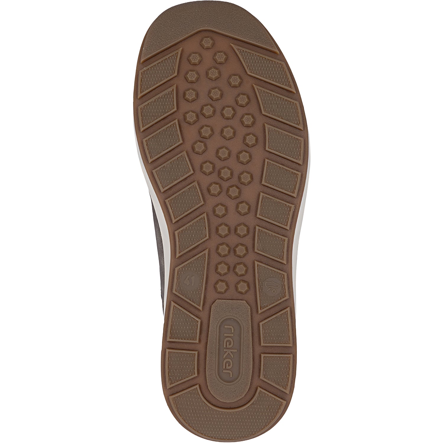 Rieker 11504-64 Men's Lace Up Shoes Pfeffer/Kaffee