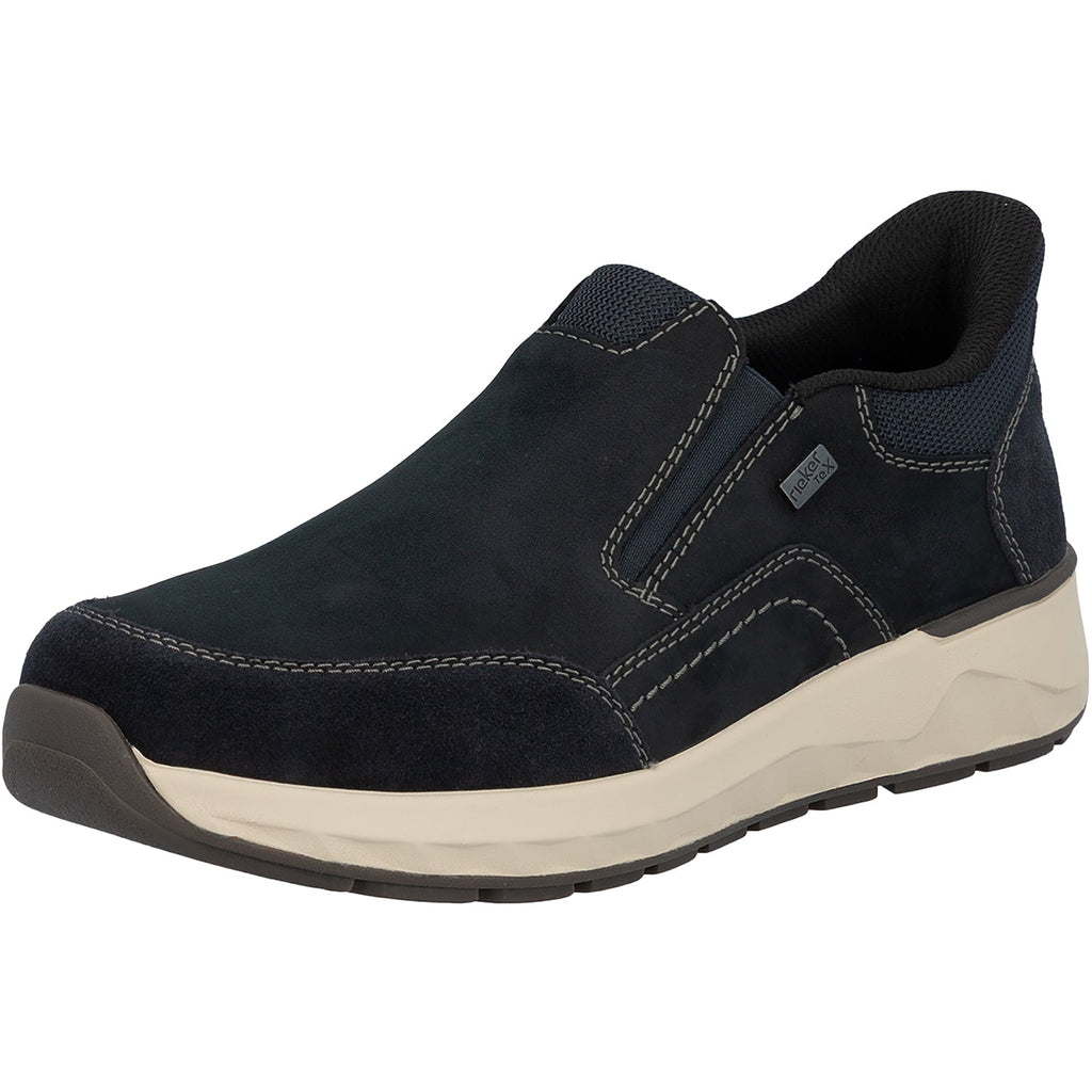 Rieker 11551-14 Bruce Men's Slip Ons Kobalt/Pazifik/Ozean