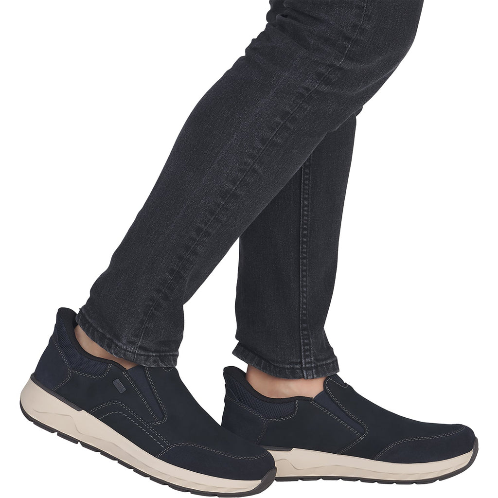 Rieker 11551-14 Bruce Men's Slip Ons Kobalt/Pazifik/Ozean