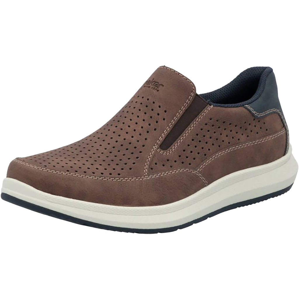 Rieker 16952-24 Reinhard 52 Perfed Vegan Men's Slip Ons Tan