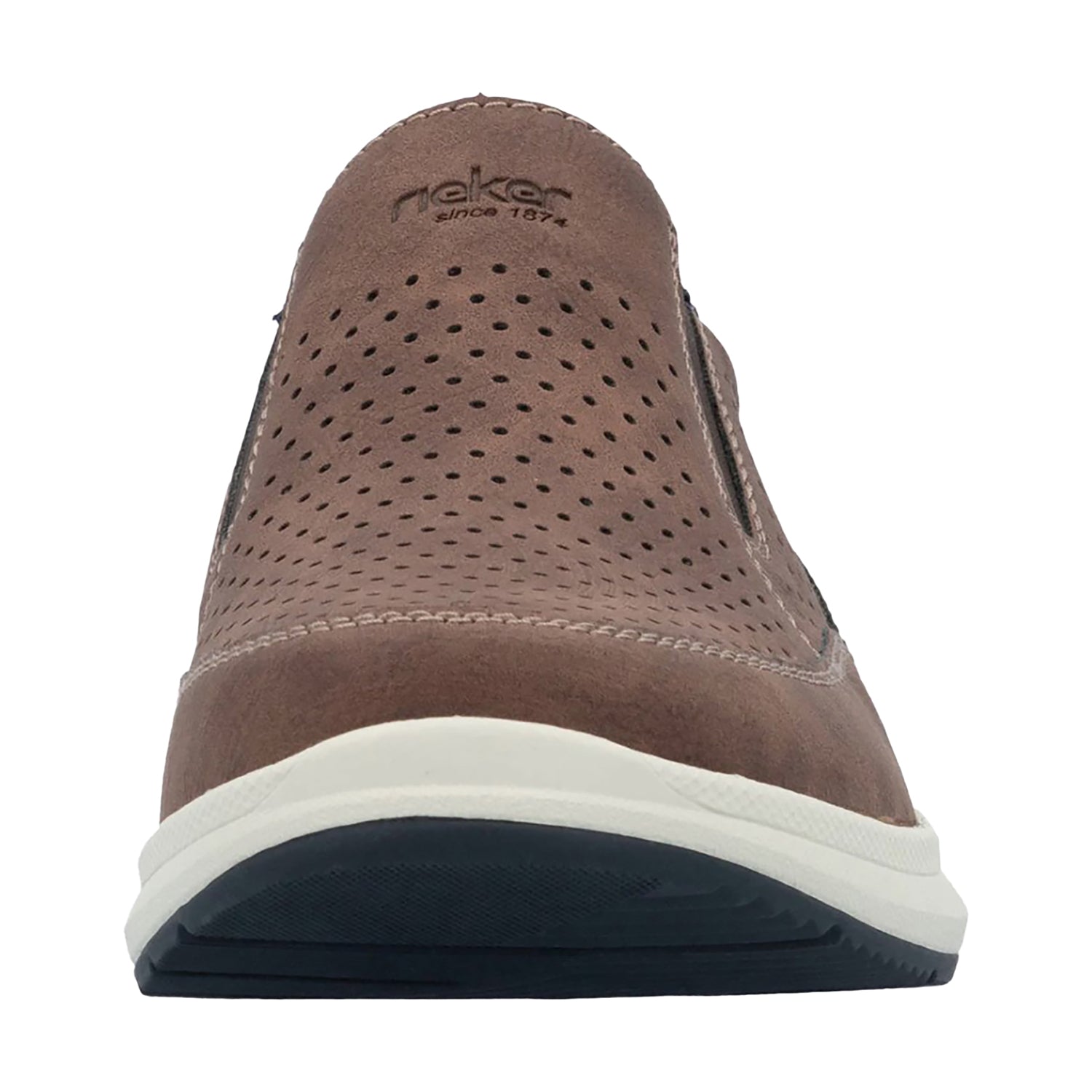 Rieker 16952-24 Reinhard 52 Perfed Vegan Men's Slip Ons Tan