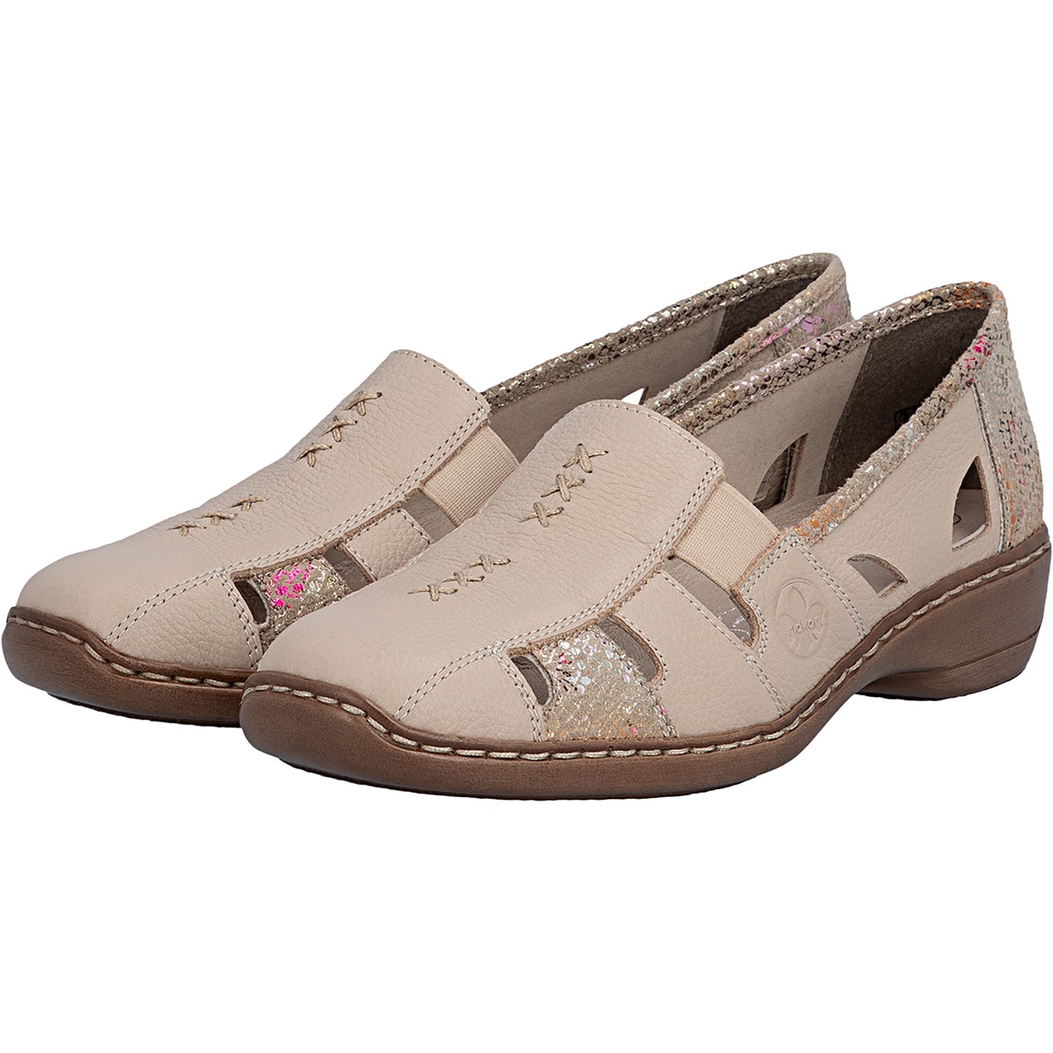 Rieker 41385-63 Doris Women's Slip Ons Cliff/Multi