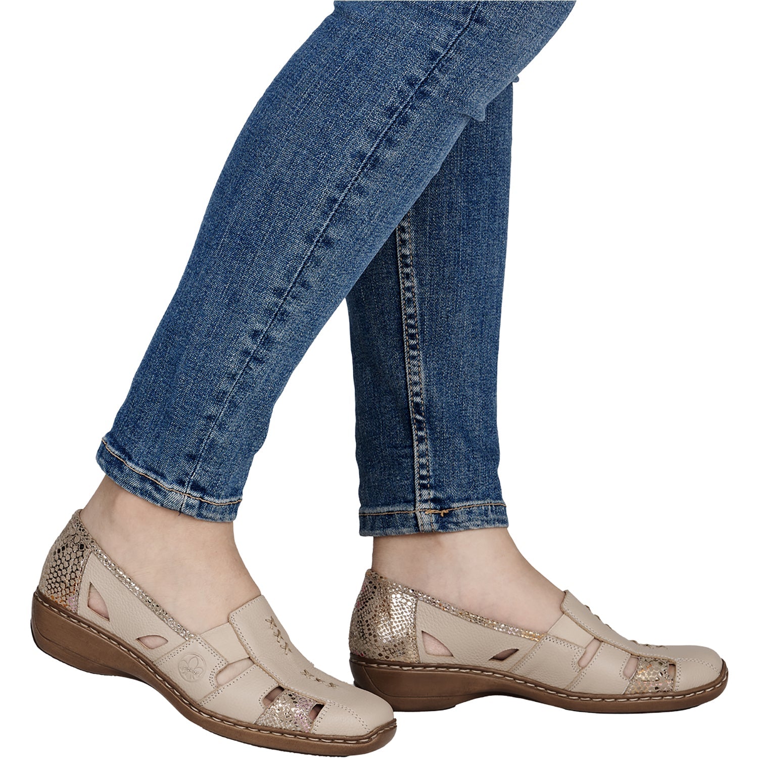 Rieker 41385-63 Doris Women's Slip Ons Cliff/Multi