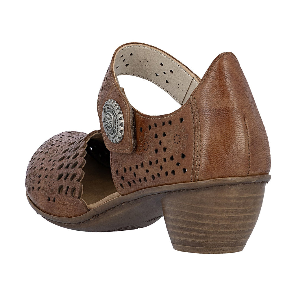 Rieker 43753-22 Mirjam 53 Women's Dressy Mary Janes Cuoio