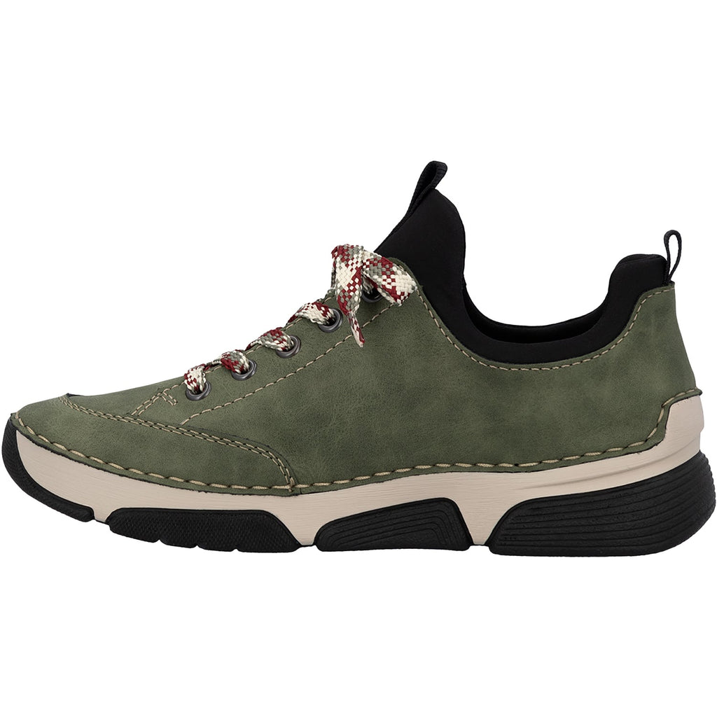 Rieker 45973-54 Angela Women's Lace Up Shoes Liane/Schwarz