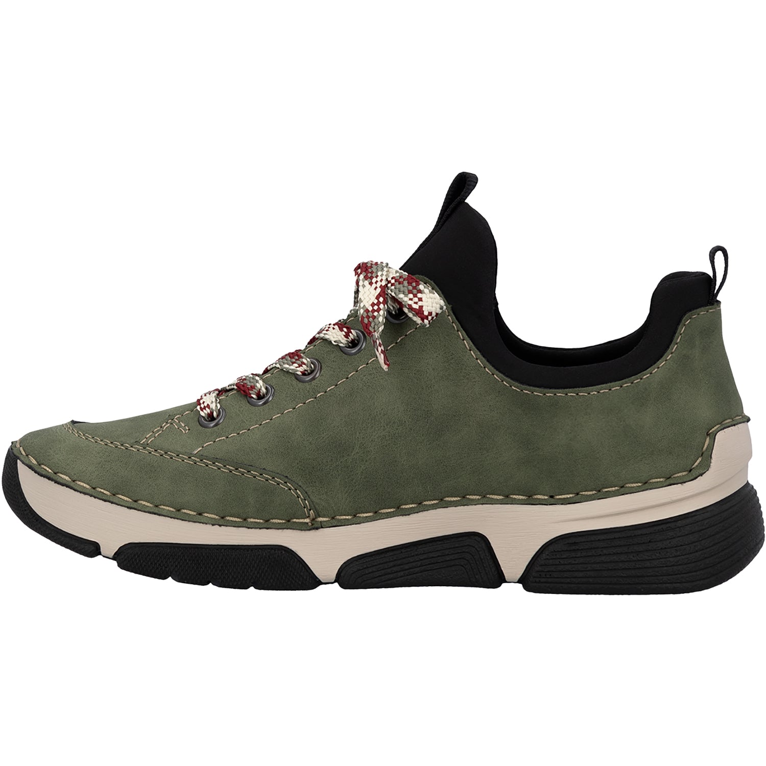 Rieker 45973-54 Angela Women's Lace Up Shoes Liane/Schwarz