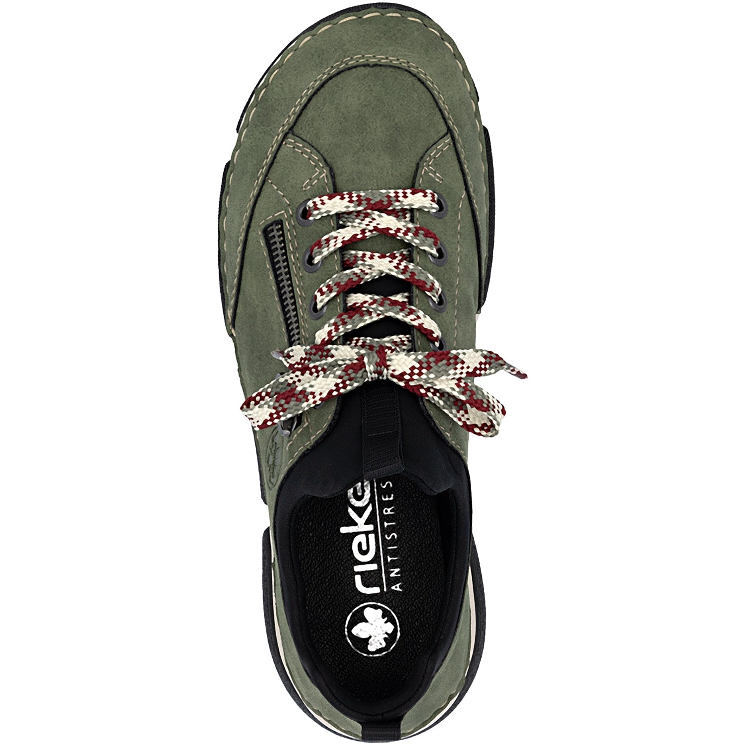 Rieker 45973-54 Angela Women's Lace Up Shoes Liane/Schwarz