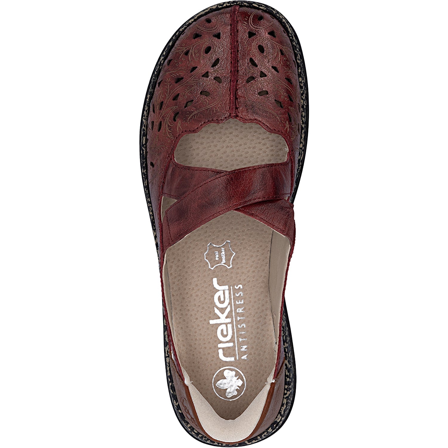 Rieker 46352-33 Women's Mary Janes Red/Cayenne