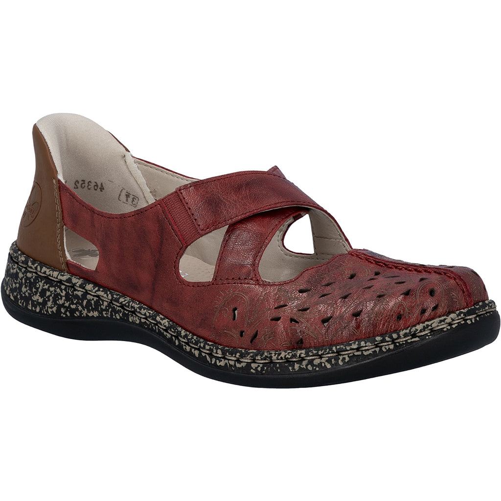 Rieker 46352-33 Women's Mary Janes Red/Cayenne