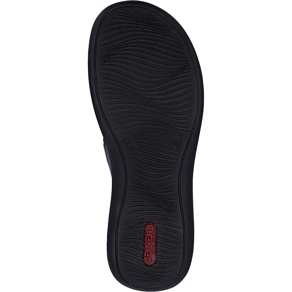 Rieker 46352-45 Women's Mary Janes Basalt/Cayenne