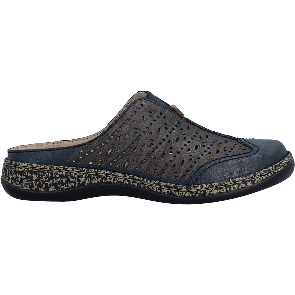 Rieker 46376-14 Daisy 76 Women's Clogs Pazifik/Amaretto