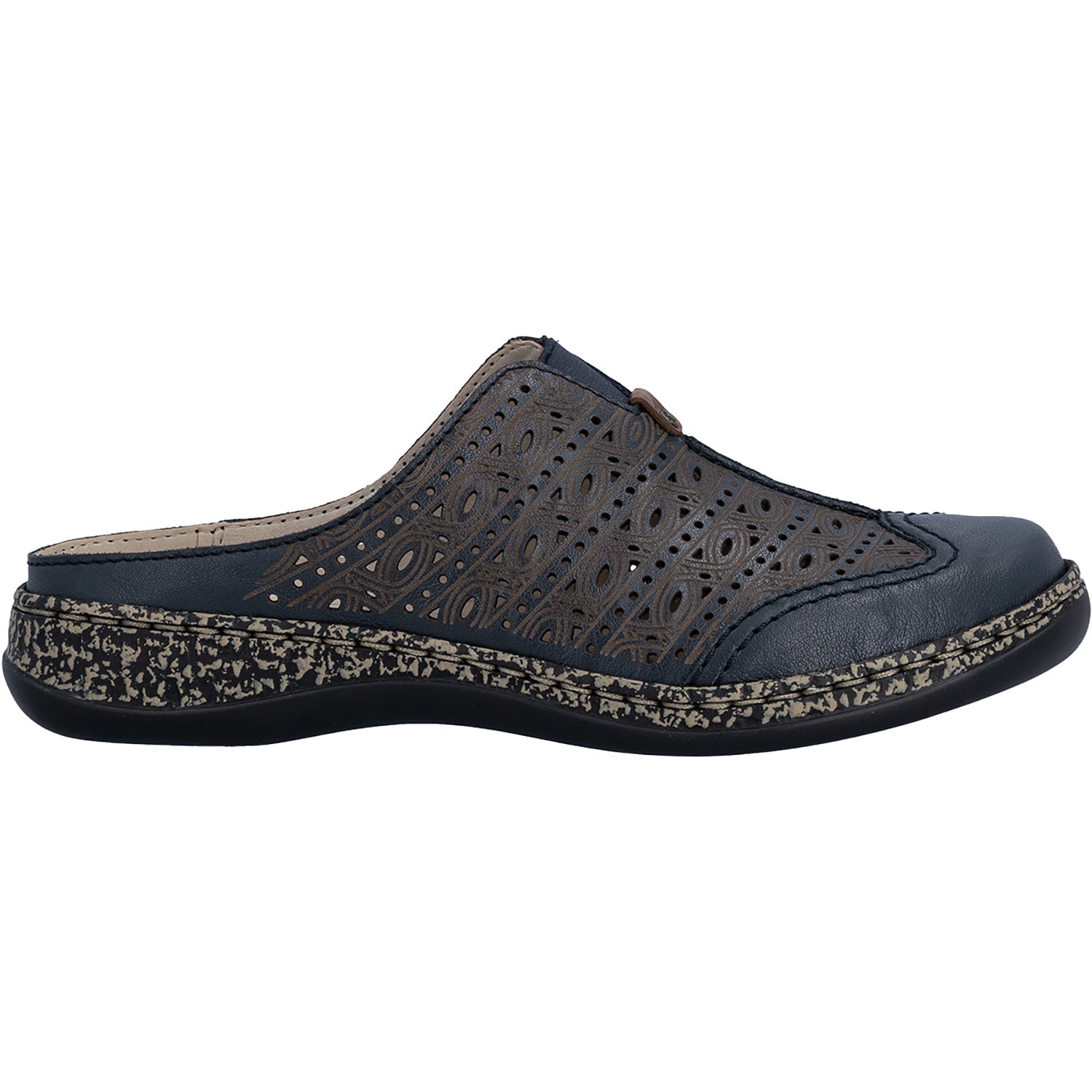 Rieker 46376-14 Daisy 76 Women's Clogs Pazifik/Amaretto