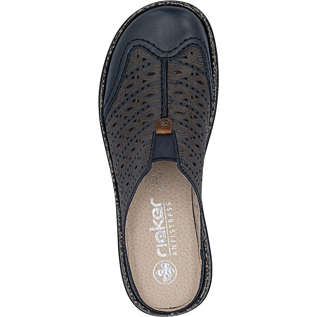 Rieker 46376-14 Daisy 76 Women's Clogs Pazifik/Amaretto