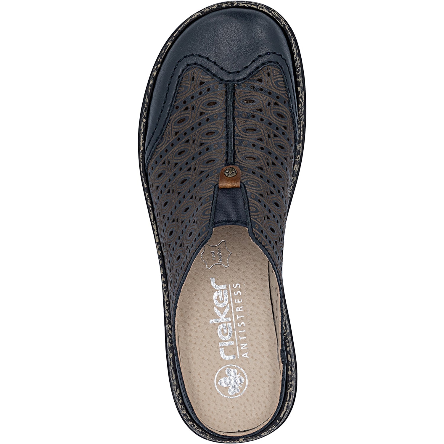 Rieker 46376-14 Daisy 76 Women's Clogs Pazifik/Amaretto