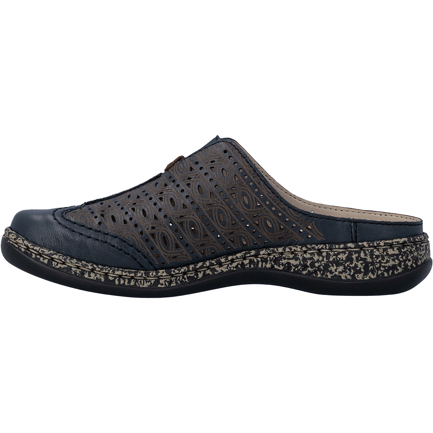 Rieker 46376-14 Daisy 76 Women's Clogs Pazifik/Amaretto