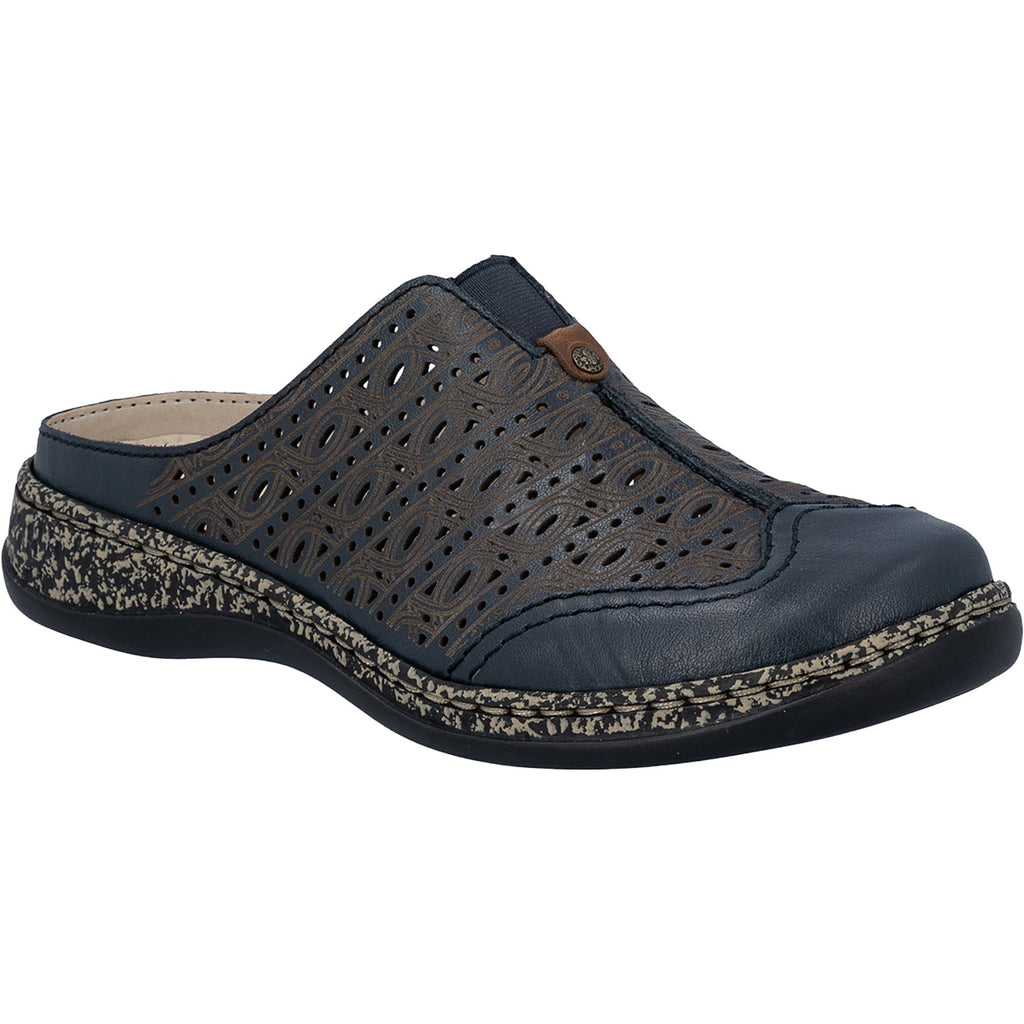 Rieker 46376-14 Daisy 76 Women's Clogs Pazifik/Amaretto