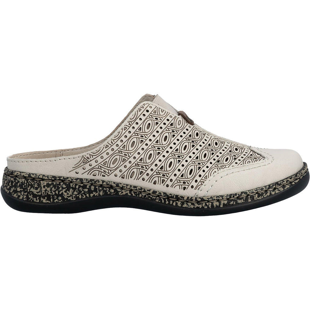 Rieker 43676-60 Daisy 76 Women's Clogs Crema/Amaretto