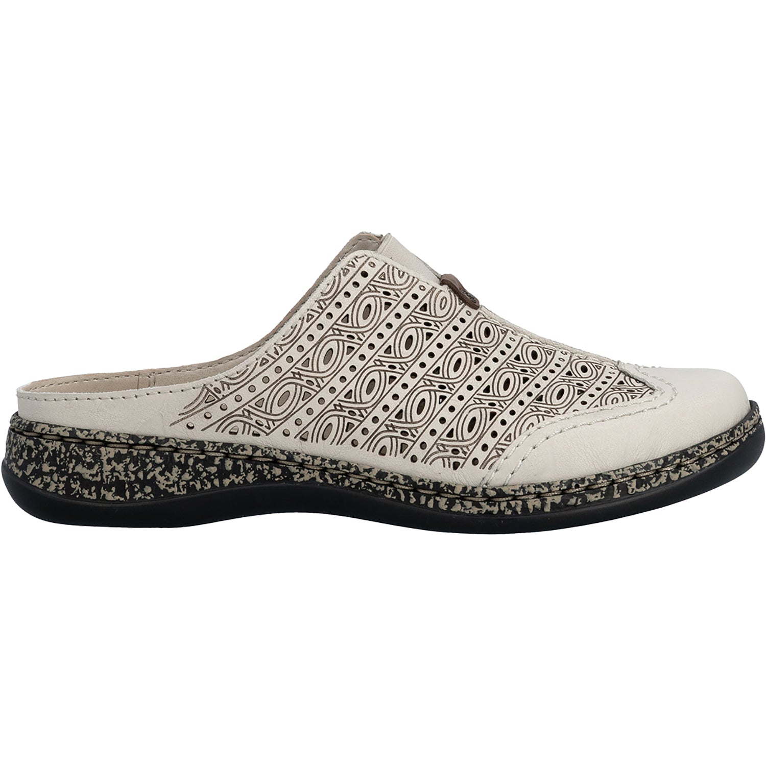 Rieker 43676-60 Daisy 76 Women's Clogs Crema/Amaretto