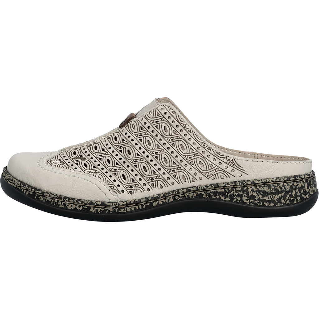 Rieker 43676-60 Daisy 76 Women's Clogs Crema/Amaretto