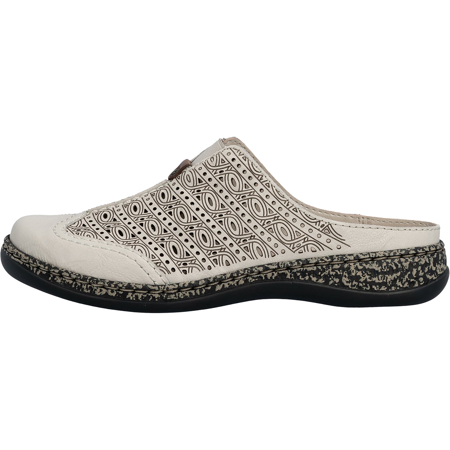 Rieker 43676-60 Daisy 76 Women's Clogs Crema/Amaretto