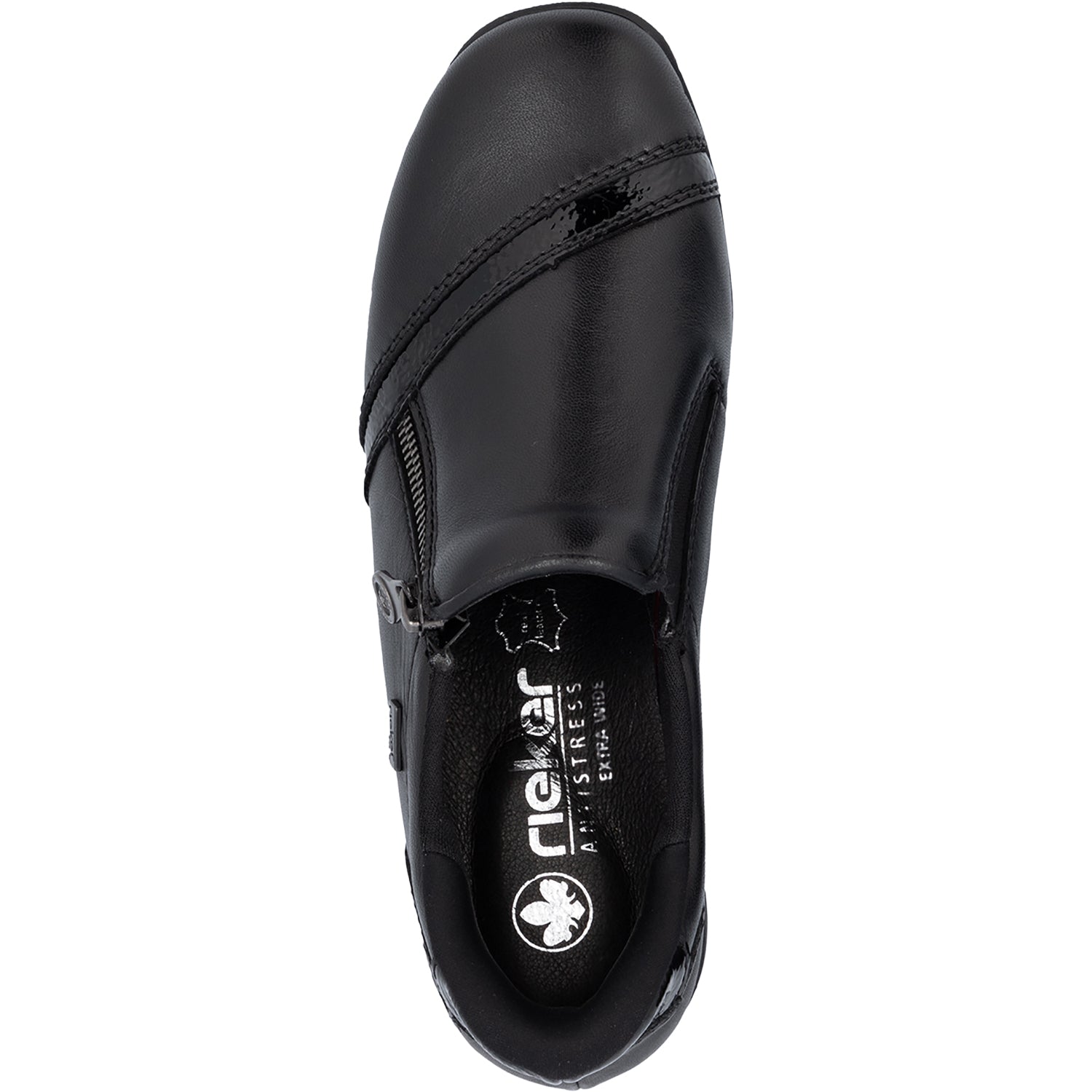 Rieker 47264-00 Women's Slip Ons Traditional Schwarz/Black/Schwarz
