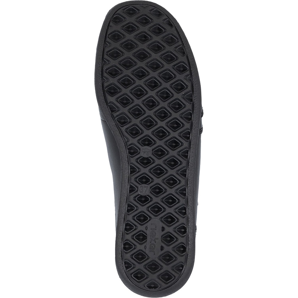 Rieker 47264-00 Women's Slip Ons Traditional Schwarz/Black/Schwarz