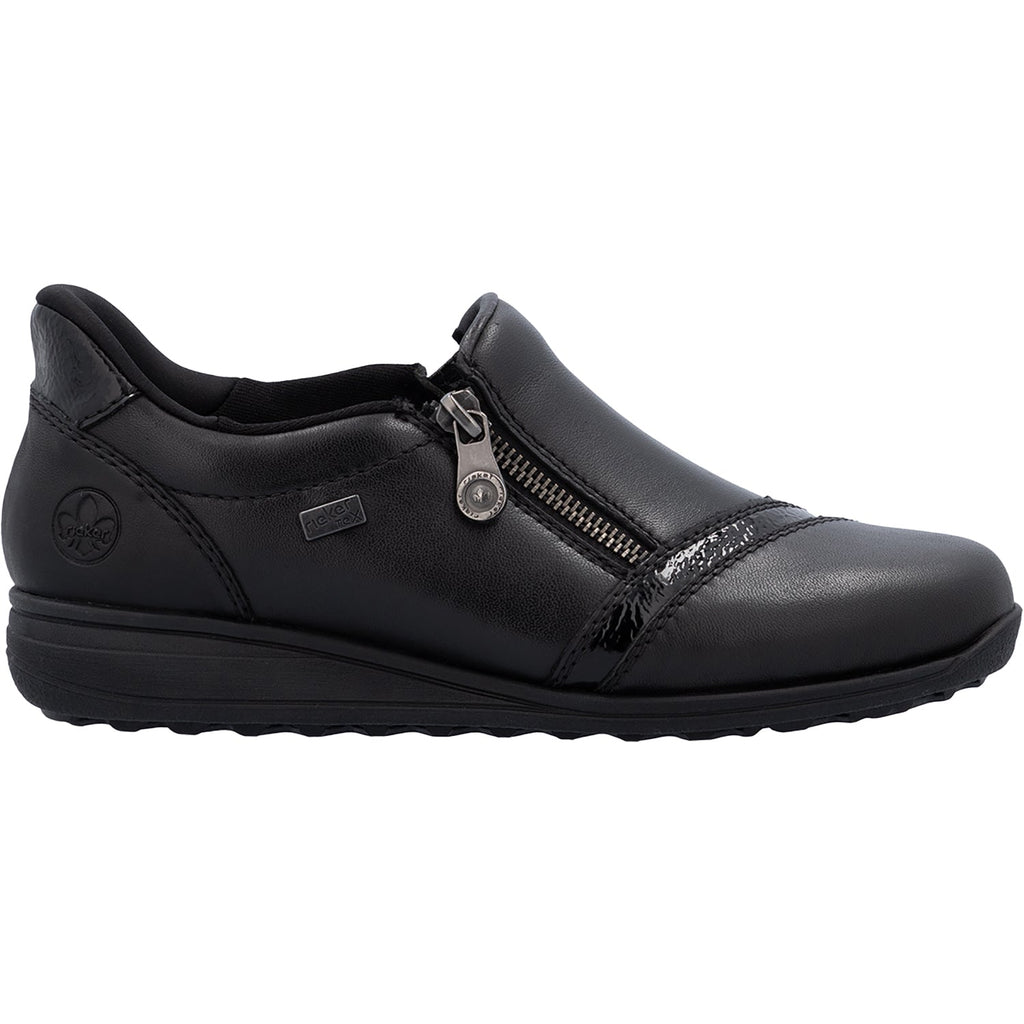 Rieker 47264-00 Women's Slip Ons Traditional Schwarz/Black/Schwarz