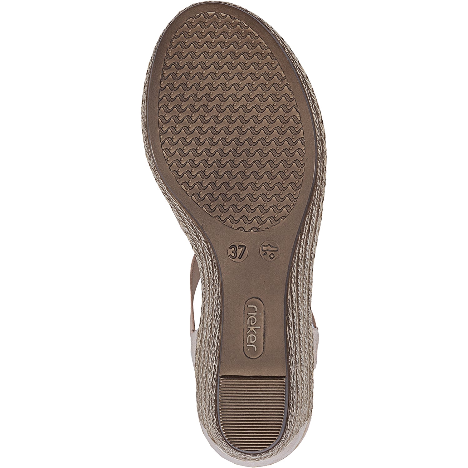 Rieker 62436-31 Fanni 36 Women's Sandals Rosegold