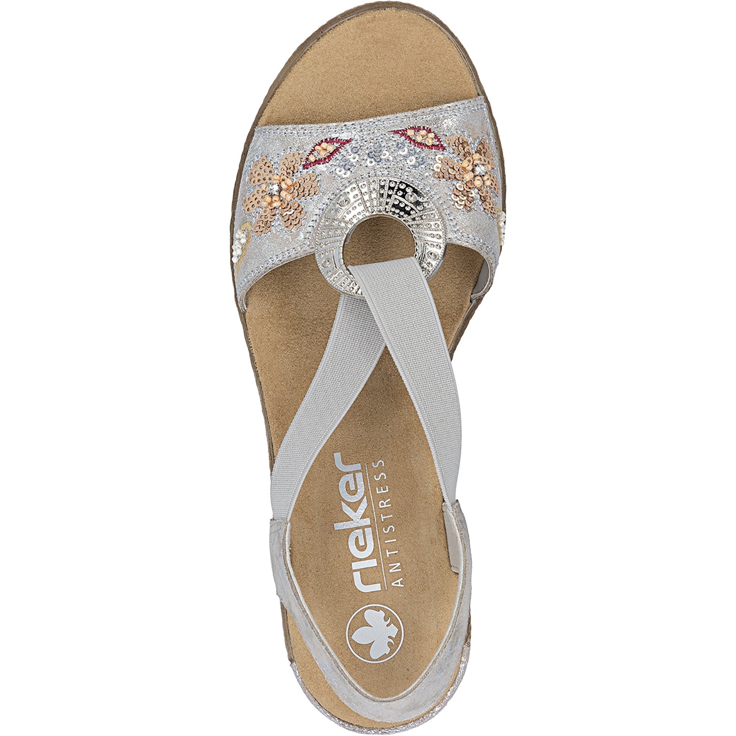 Rieker 62466-90 Fanni Rose Metallic