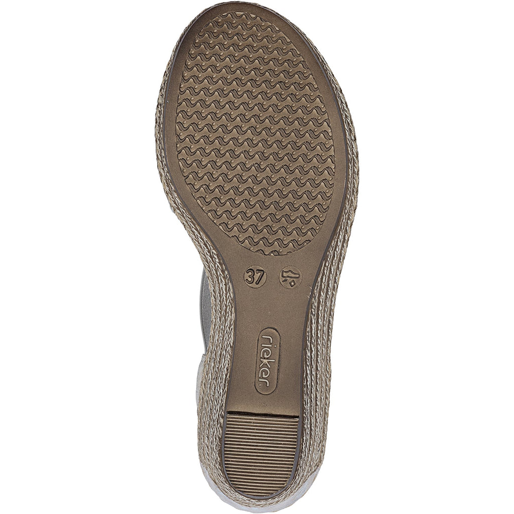Rieker 62466-90 Fanni Rose Metallic