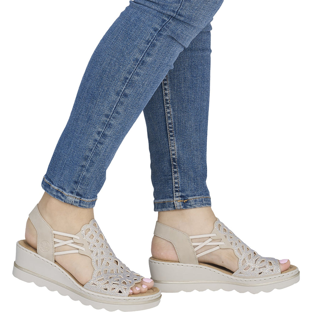 Rieker 67465-62 Rose 65 Women's Sandals Ginger Morelia