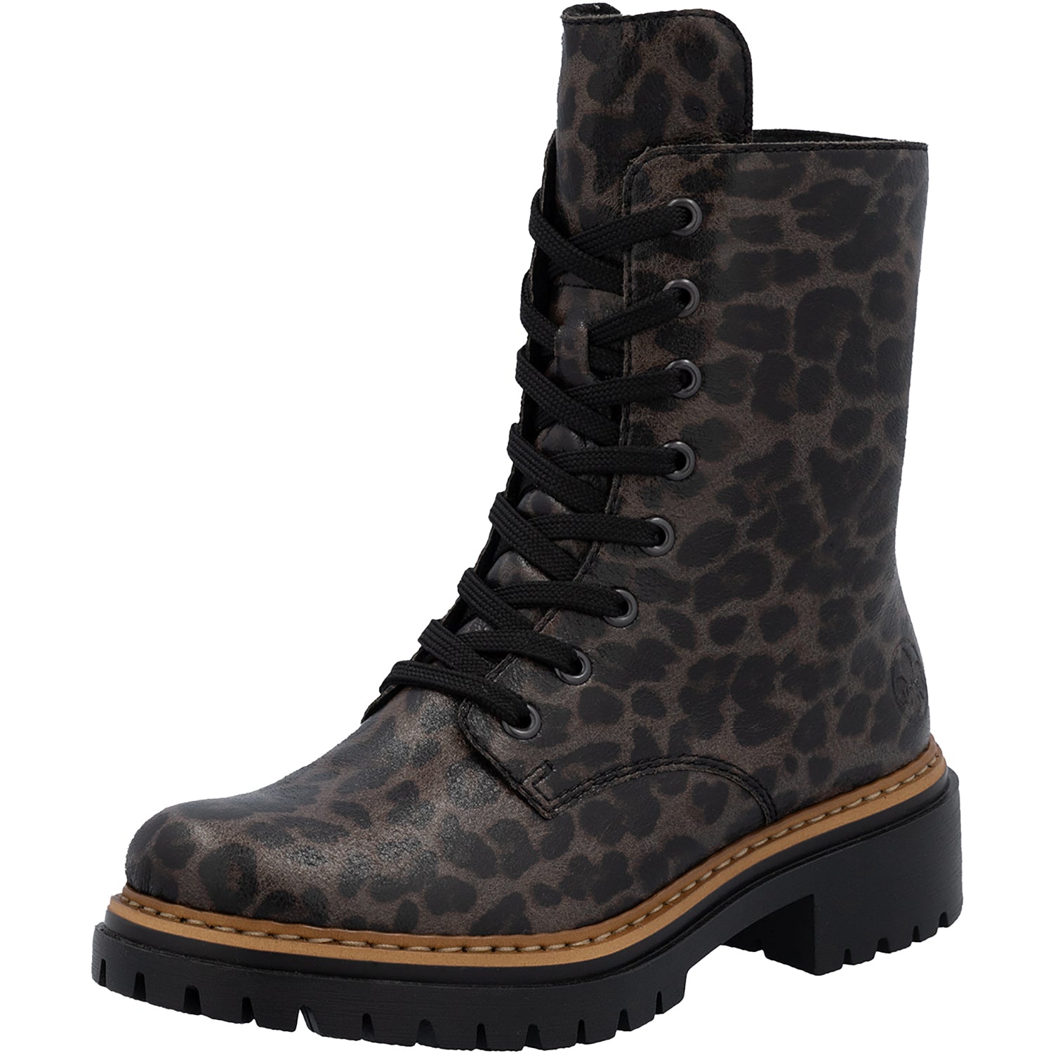 Rieker 72627-90 Women's Boots Grey Leprato Synthetic Leather