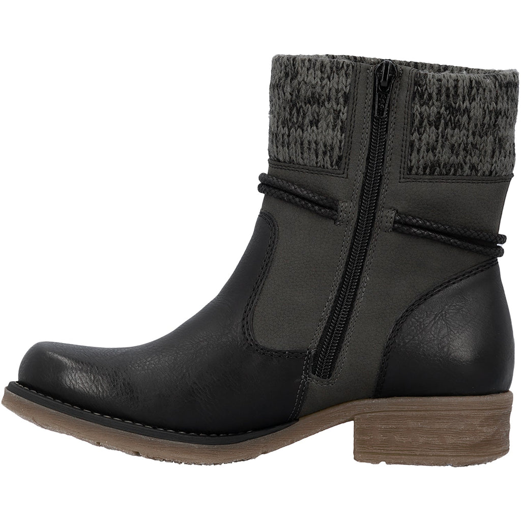 Rieker 79688-00 Fee Wool Women's Boots Schwarz/Stromboli/Athrazit