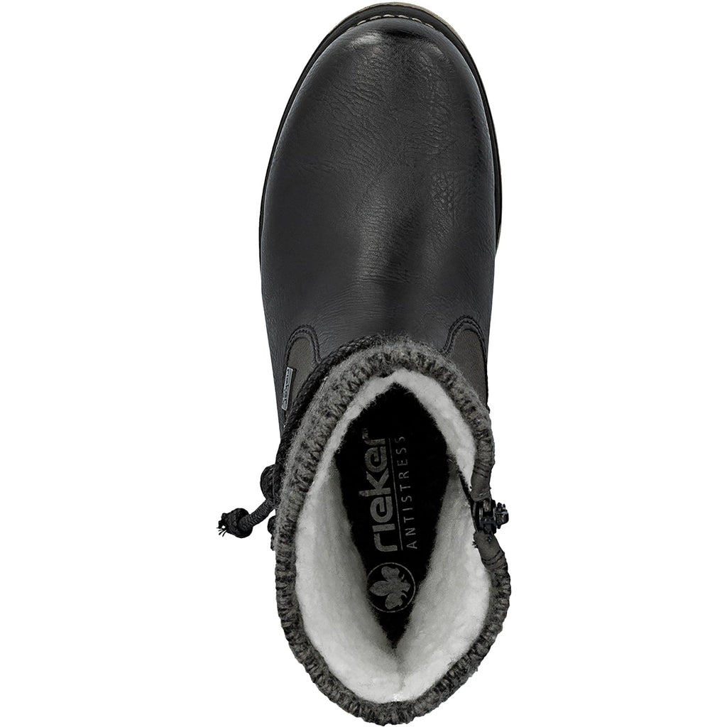 Rieker 79688-00 Fee Wool Women's Boots Schwarz/Stromboli/Athrazit