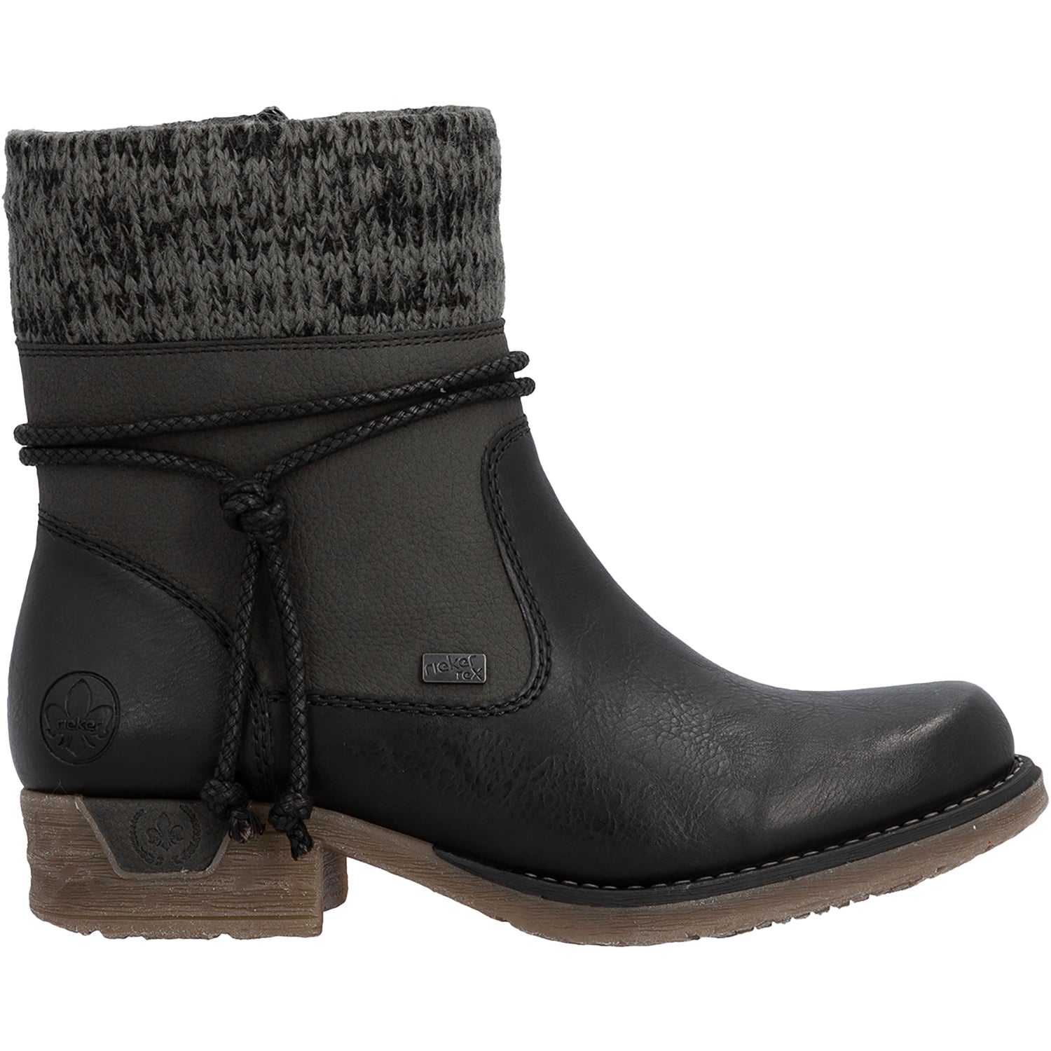 Rieker 79688-00 Fee Wool Women's Boots Schwarz/Stromboli/Athrazit