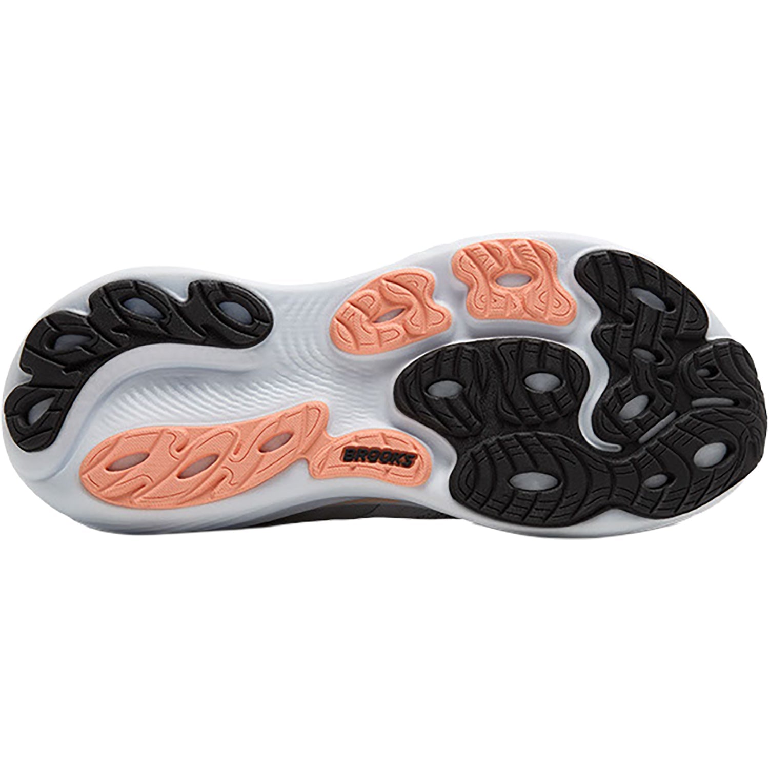 Brooks Adrenaline GTS 25 (Stability Support) Women's Athletic Shoes Grey/Blackened Pearl/Coral