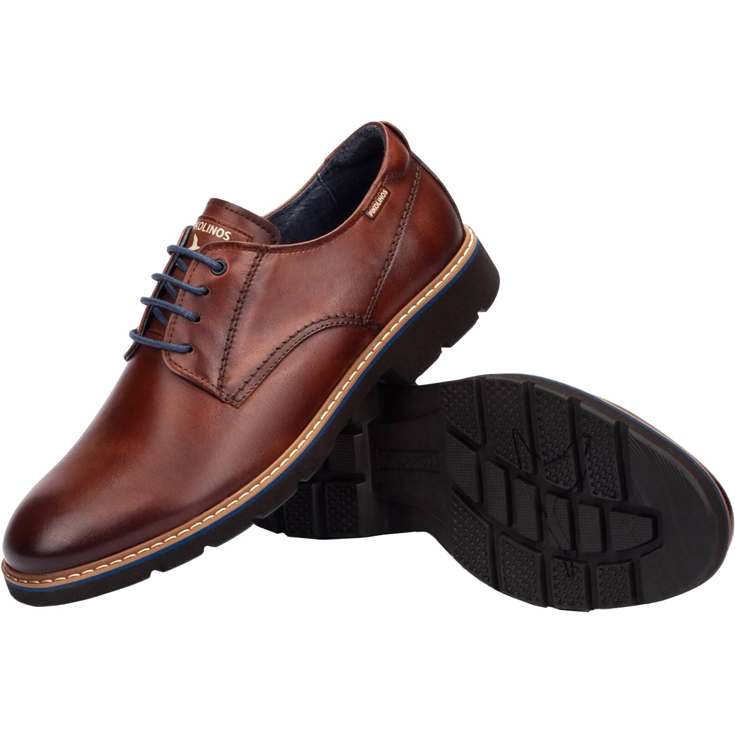 Pikolinos Alarcon M7D-4289 Men's Dress Lace Up Shoes Cuero