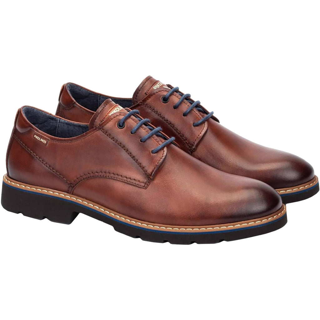 Pikolinos Alarcon M7D-4289 Men's Dress Lace Up Shoes Cuero