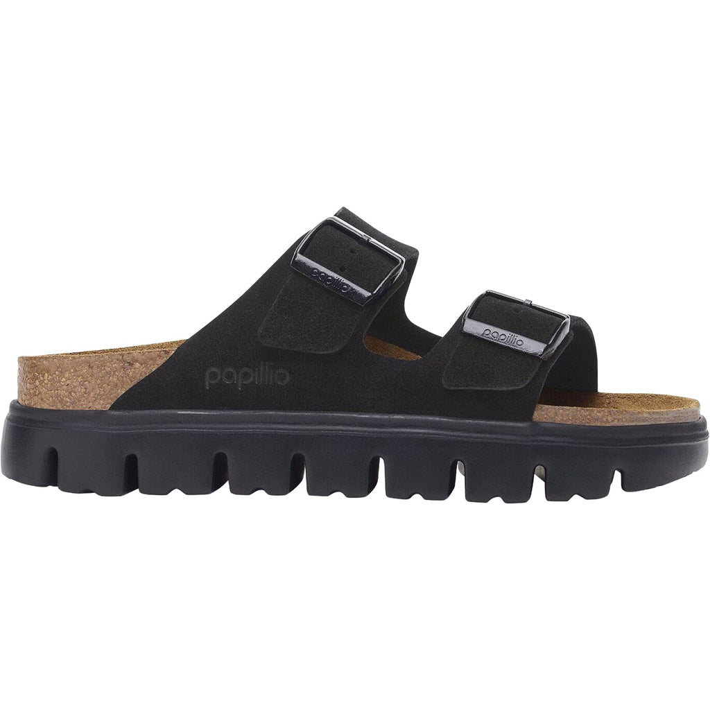 Birkenstock Arizona Chunky Women's Sandals Black Suede