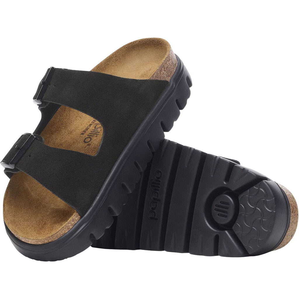 Birkenstock Arizona Chunky Women's Sandals Black Suede