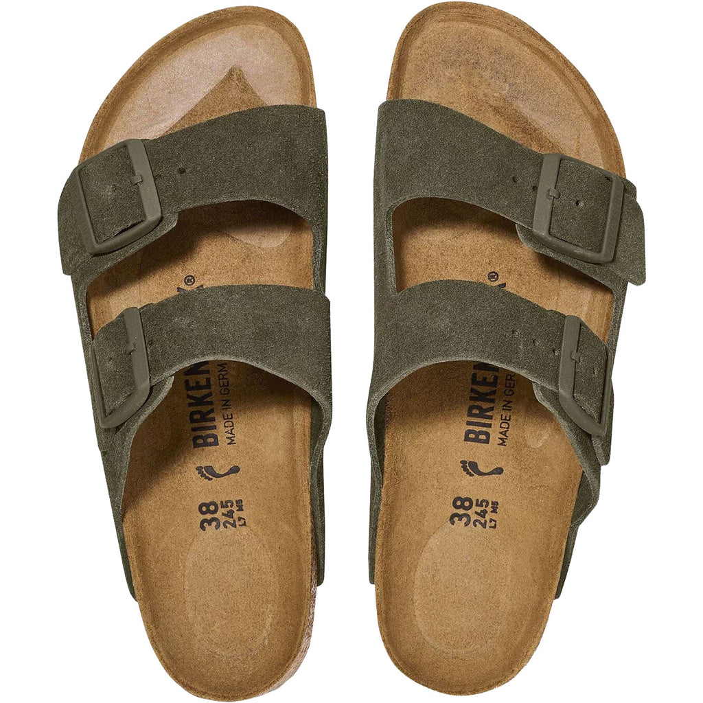 Birkenstock Arizona Unisex Sandals Thyme Suede