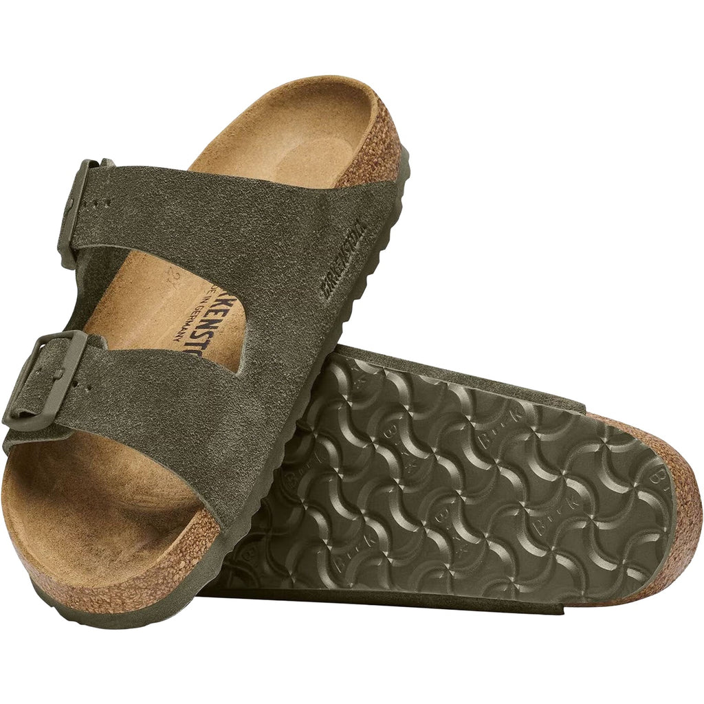 Birkenstock Arizona Unisex Sandals Thyme Suede