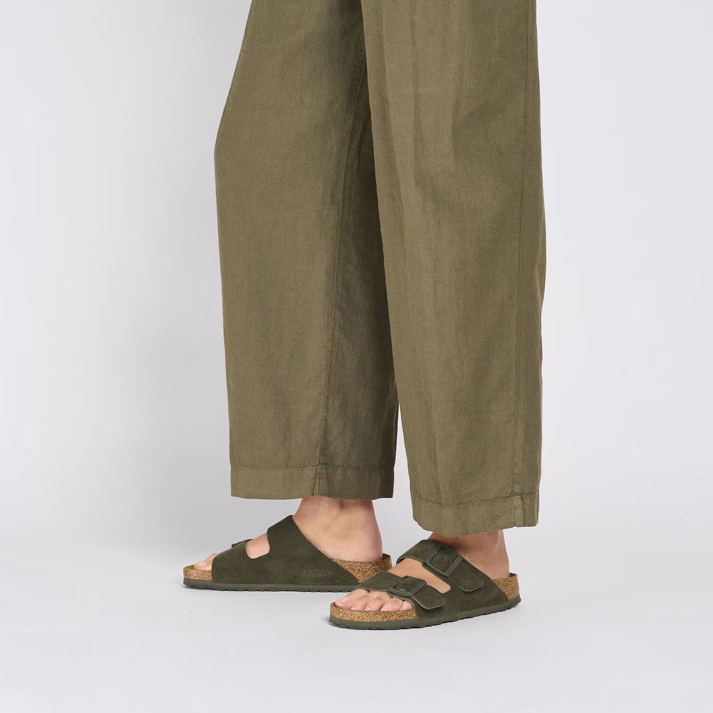 Birkenstock Arizona Unisex Sandals Thyme Suede