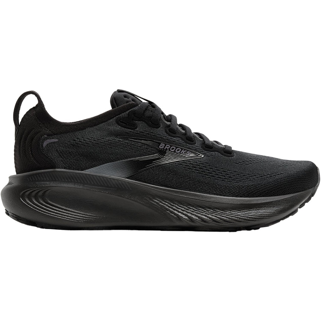 Brooks Adrenaline GTS 25 (Stability Support) Women's Athletic Shoes Black/Black/Ebony