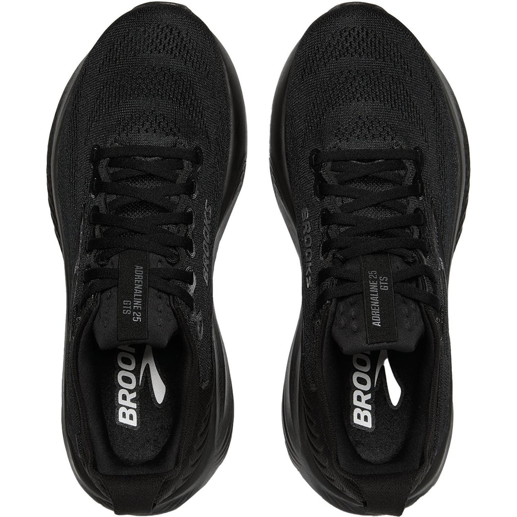 Brooks Adrenaline GTS 25 (Stability Support) Women's Athletic Shoes Black/Black/Ebony