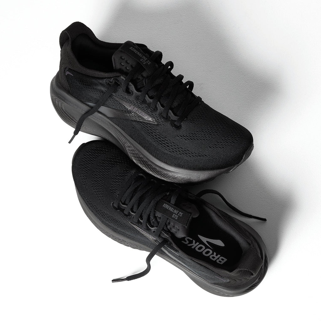 Brooks Adrenaline GTS 25 (Stability Support) Women's Athletic Shoes Black/Black/Ebony
